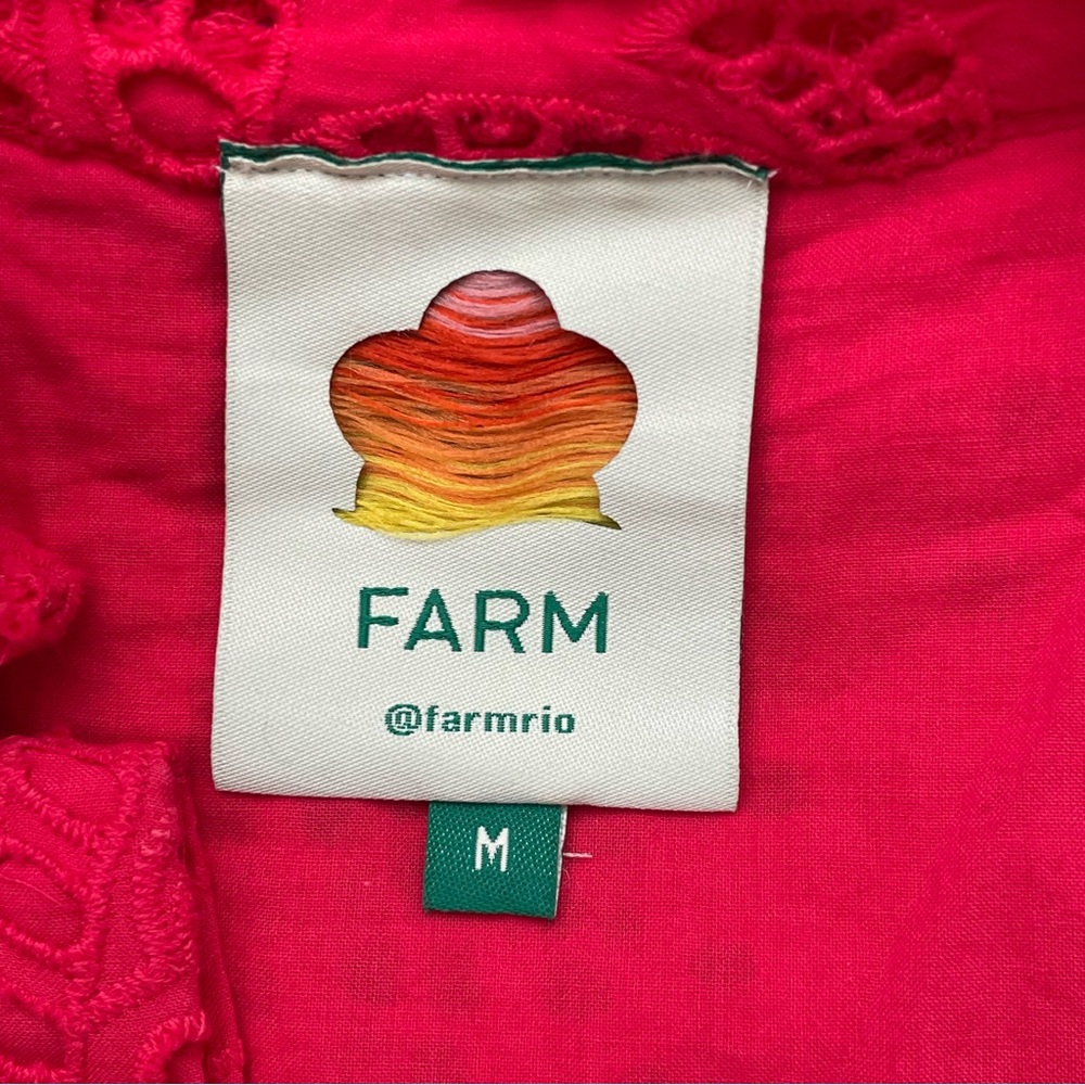 FARM Rio Red Mini Dress - Picture 9 of 14